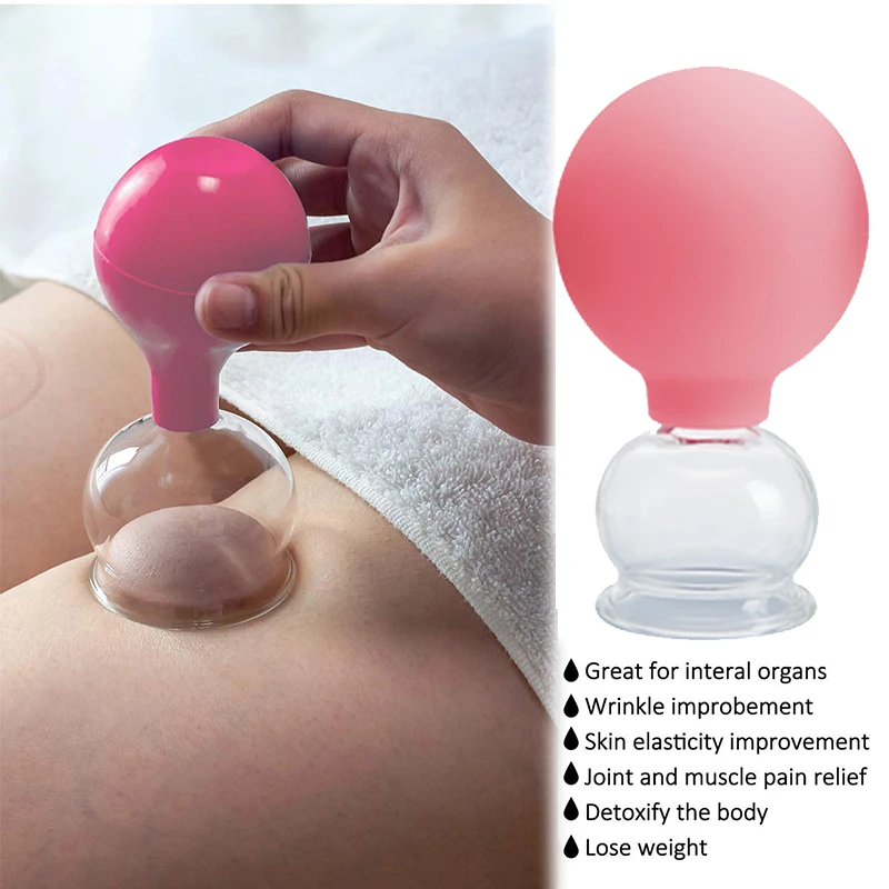 Vacuum Cupping Glasses Ventosas Suction cups Facial Lifting Fat burner Cellulite Massage for face Body Slimming jar Weight Loss 3