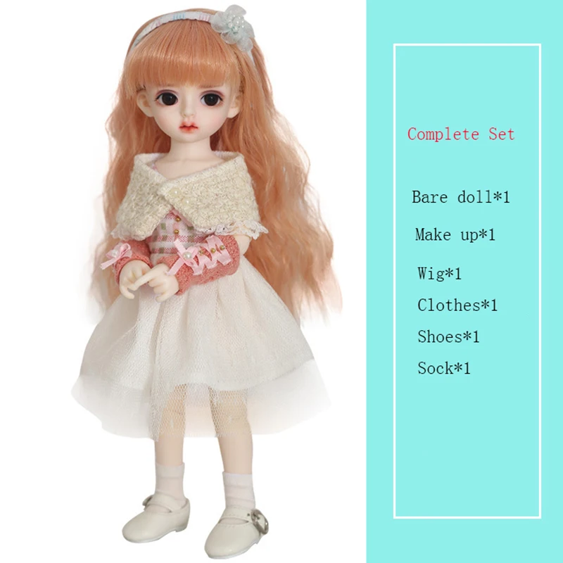 1/6 полный набор BJD куклы Модная Кукла игрушка с одеждой парики обувь милый сладкий