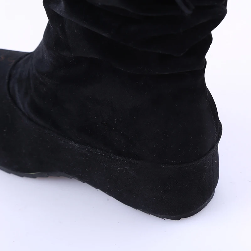 Женские сапоги до середины колена с бахромой модная женская обувь Bota Feminina