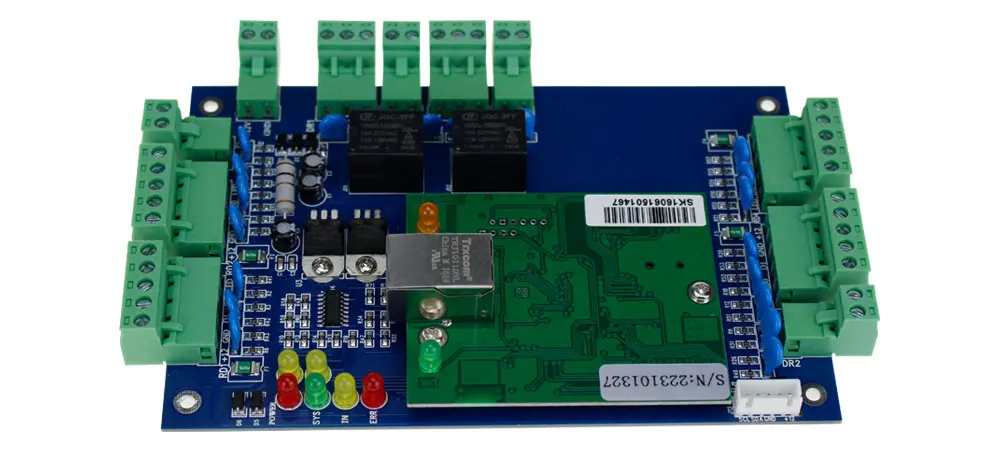 OBO руки TCP/IP Управление Панель доска с DC12V 5A металлический Питание конвертера для 1/2/4 двери офис Прихожая Системы