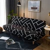 black geometric folding sofa bed cover sofa covers spandex stretchdouble seat cover slipcovers for living room geometric print 1