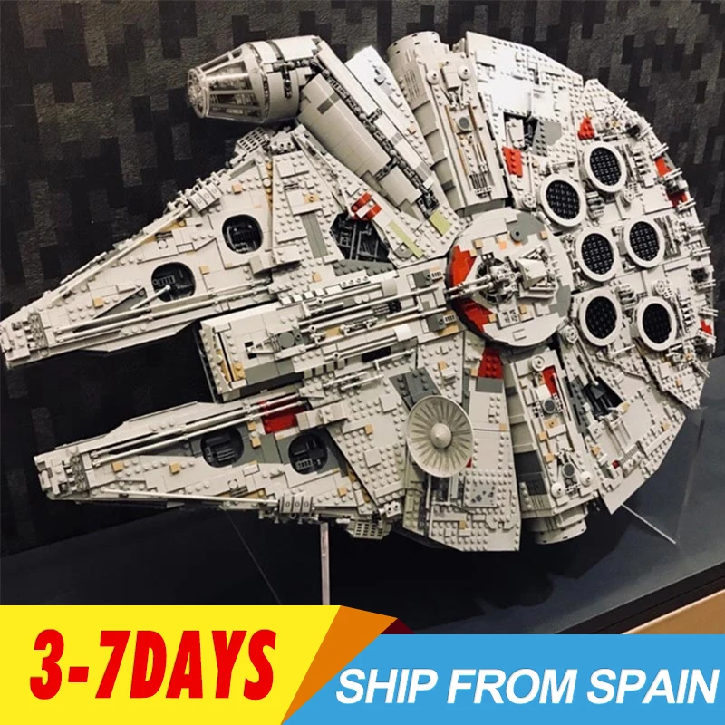 

lepinblocks 05132 Star's war Compatible LEGOin 75192 Bricks Ultimate Collectors Model Building Blocks Falcon Educational Toys