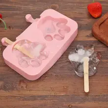 2 формы антипригарная силиконовая форма для изготовления мороженого Нежная розовая форма ручной работы Набор выпечки инструменты необходимые бытовые кухонные принадлежности