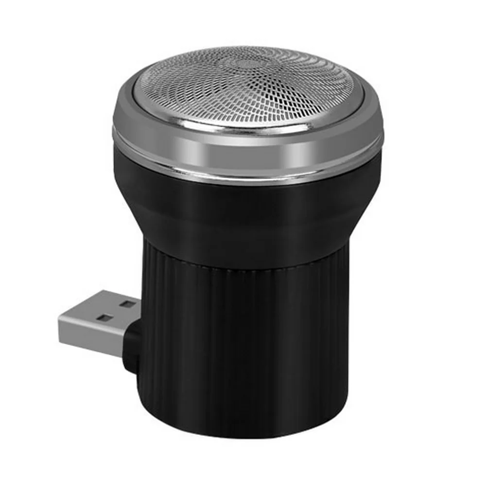 Black Электрическая мини бритва Micro-USB смартфон бритвенное устройство для Android сотового телефона Открытый путешествия портативный триммер для бороды для мужчин - Цвет: Black