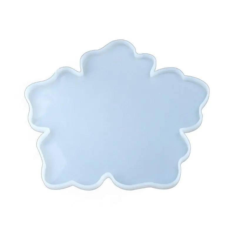 

Crystal Epoxy Resin Mold Flower Coaster Casting Mould Handmade DIY Crafts Tool B95F