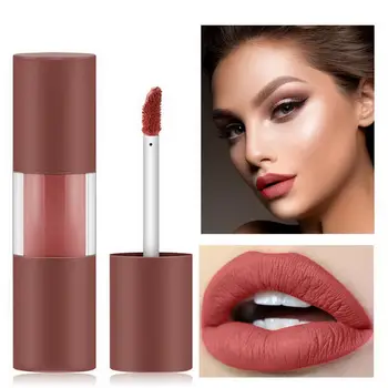 

Newly 12 Colors Matte Liquid Lip Glaze Set Lasting No-stick Cup No-fade Lip Glaze Cosmetics CLA88
