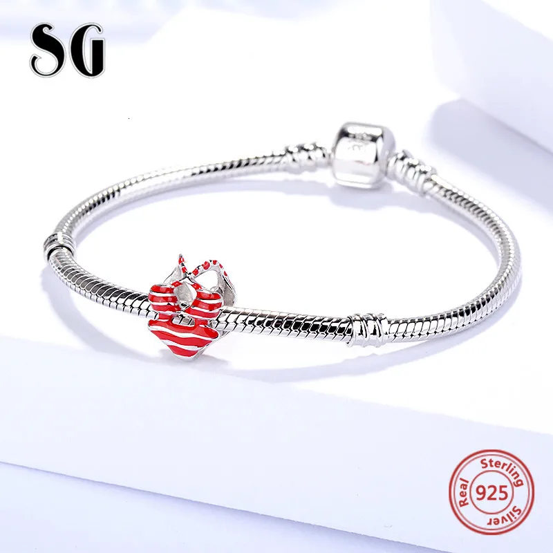 SG AliExpress, модные бусы бикини, подвески pandora, серебро 925, оригинальные аксессуары для браслетов, изготовление ювелирных изделий, сделай сам
