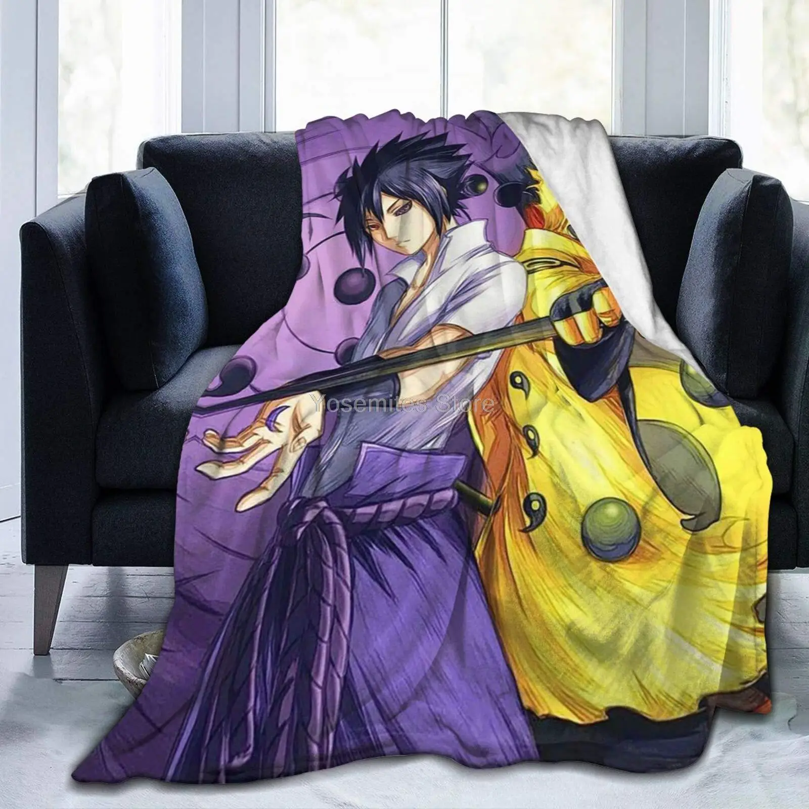 

YSJSPDC Anime Soft Blanket Cool Cartoon Ultra-Soft Micro Fleece Cozy Sofa Bedroom Blanket 50x40 inches