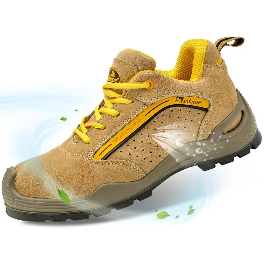 Safety-Shoes Woman Boots Work Steel-Toe Anti-Piercing-Waterpoof Casual Footwear Protective
