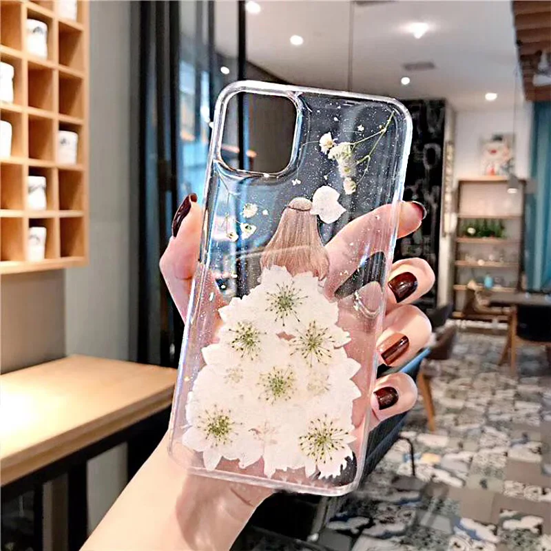 Прозрачный мягкий чехол из ТПУ для iPhone X 6 6S 7 8 plus цветочный iphone XS Max | Мобильные