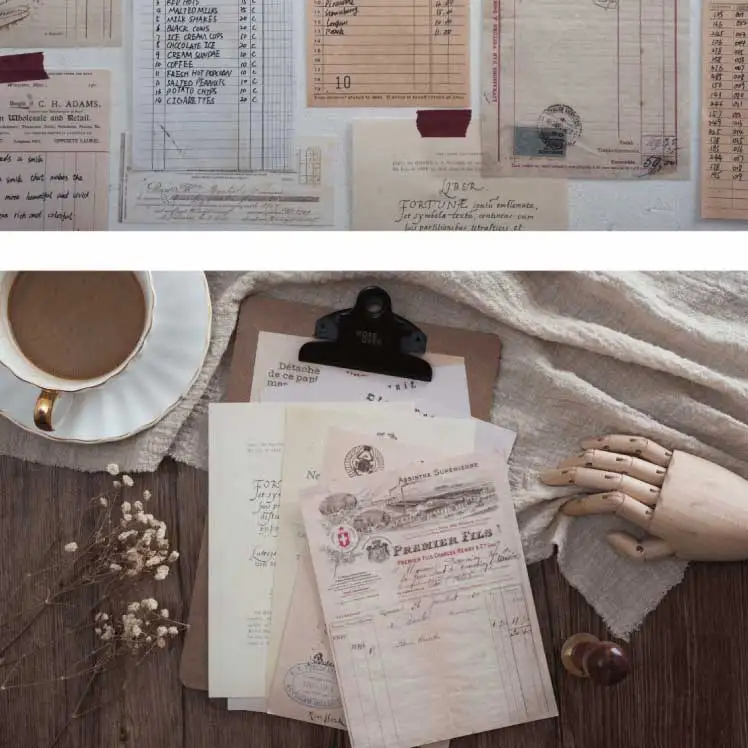 Винтажная старинная бумага серия купюр Postmark Набор стикеров для заметок Escolar Papelaria школьная поставка Закладка метка блокнота