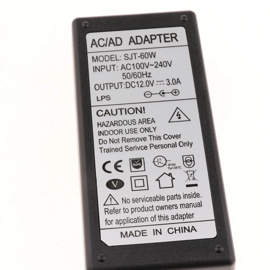 LED Fill Light AC Power Supply Adapter 12V For Studio Lighting Accessory Kit