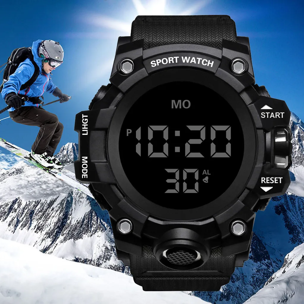 relogio digital reloj mujer women watches Luxury Mens Digital LED Watch Date Sport Men Outdoor Electronic Watch