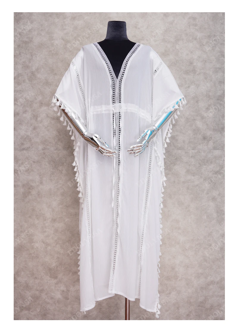 Пляжное платье, длинное, Пляжное, накидка, Vestido largo Verano Mujer, купальный костюм, накидка, Пляжное, саронг, халат de Plage, туника# Q939