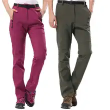 

Winter Mens Pants Thick Outdoor Women's softshell Trousers Hiking Trekking Fishing Pockets Spring Casual Pants S-5XL Pantalones