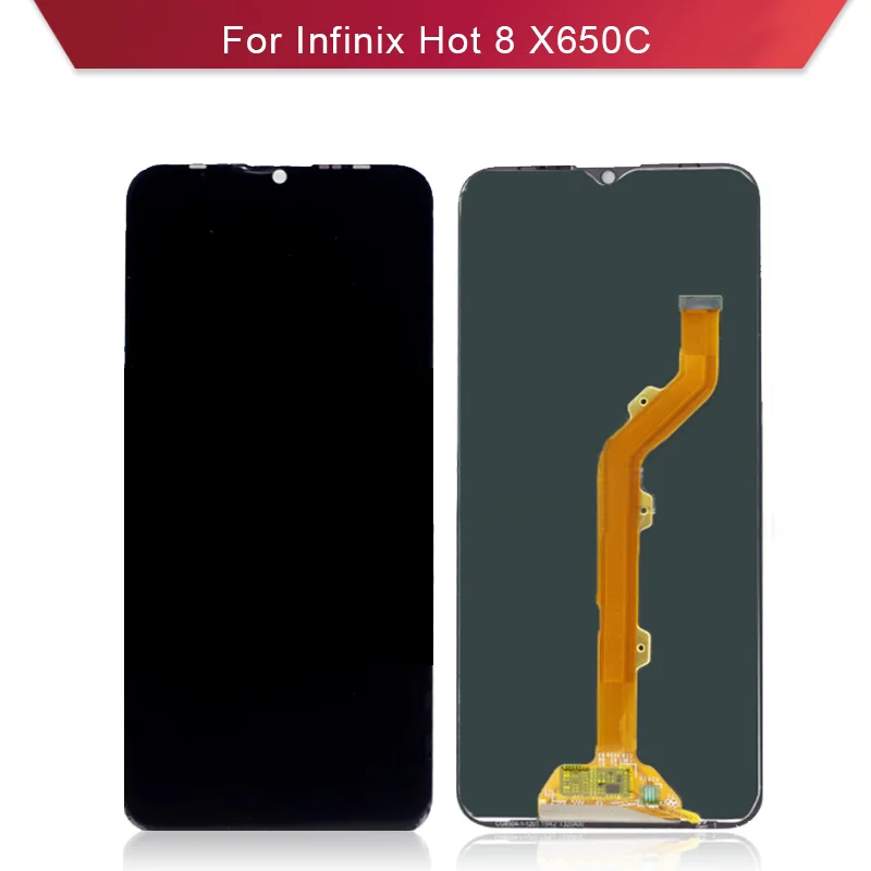 ЖК-дисплей для Infinix Hot8 Hot 8 X650C X650 X650b сенсорный экран с цифровым преобразователем