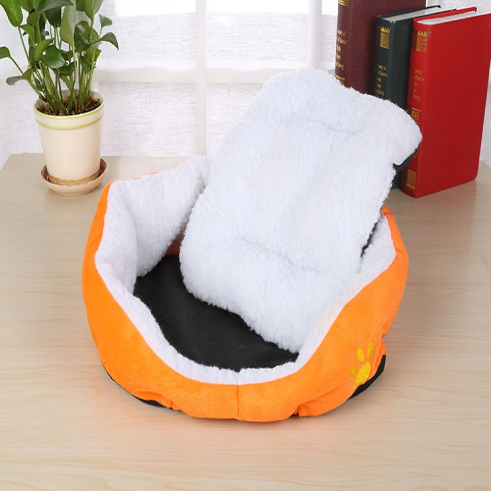 

PET Dog Kennel Soft Dog Beds Puppy Cat Bed Pet House For Small And Medium Dog Pad Winter Warm Pet Cushion Pet Product