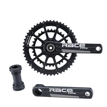 

10/11 speed 170/172.5/175mm 50-34T/53-39T/52-36T BSA bb86 for road bike bicycle Crank set Ultralight crankset black 790g