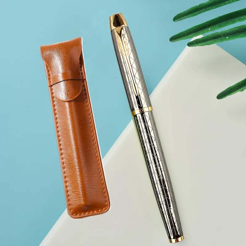 

Набор из 116 Подарочная авторучка роскошных металлических цветных зажимов из нержавеющей стали со средним пером подпись в офисе, школьный