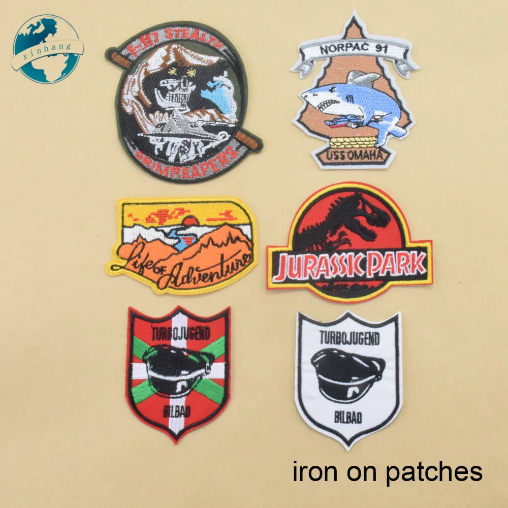 6 узоров железные патчи для глажения insignia diy аппликации набор вышивка значок
