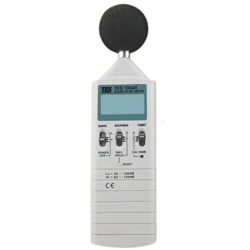 Новый TES-1350A цифровой измеритель уровня звука частотный диапазон от 31 5 Гц до 8 кГц