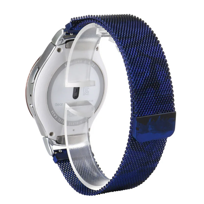 42 мм/46 мм samsung Galaxy gear Frontier/Классический 22 мм/20 мм стальной ремешок из искусственной кожи быстросъемный розовый для S4 S3 S2