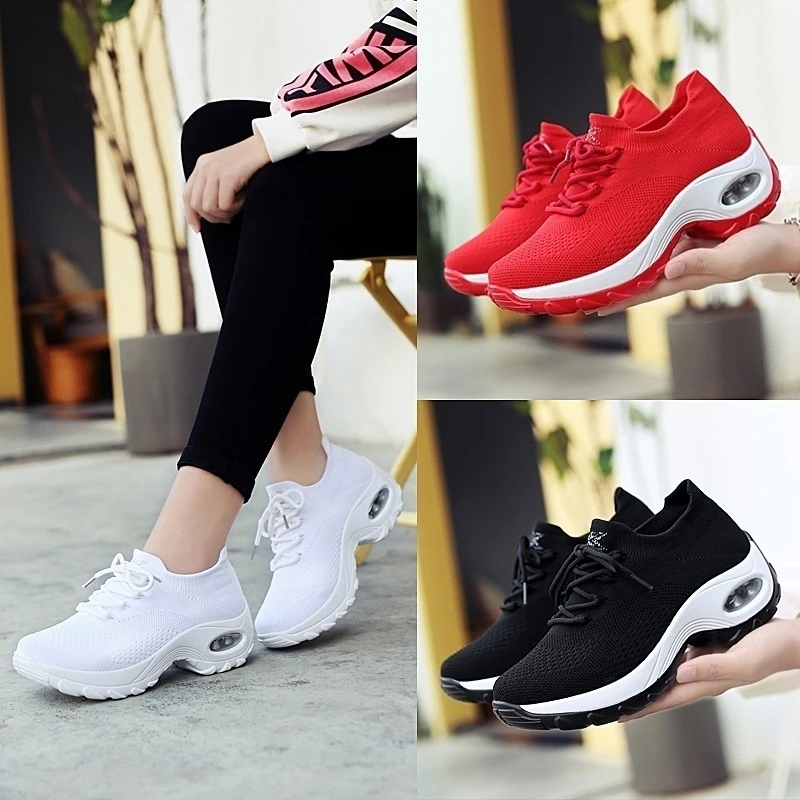 Брендовая tenis feminino; Новинка; сезон осень; женская обувь для тенниса; дышащие кроссовки на танкетке; спортивная обувь; удобные кроссовки; Zapatos De Mujer