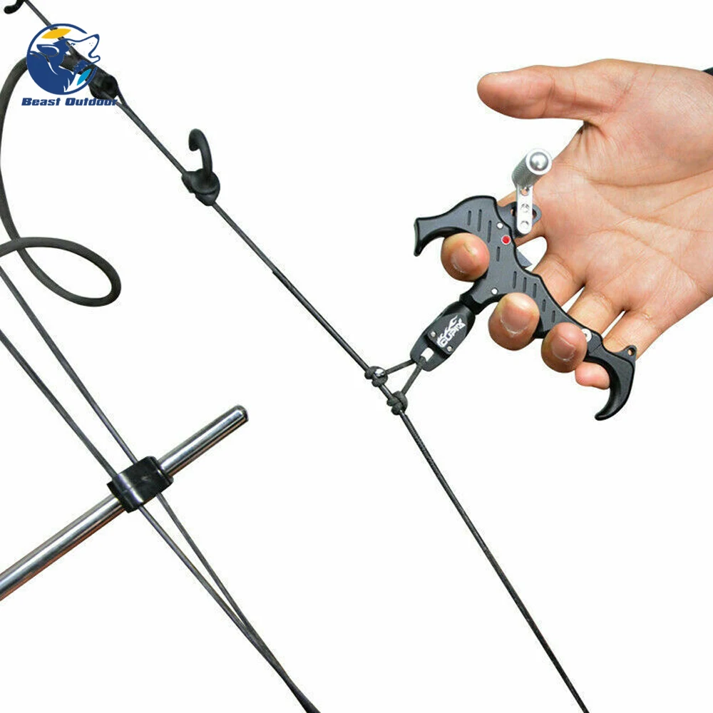 Archery Aid Rotate Clamp Recurve Thumb Trigger Accessories Automatic