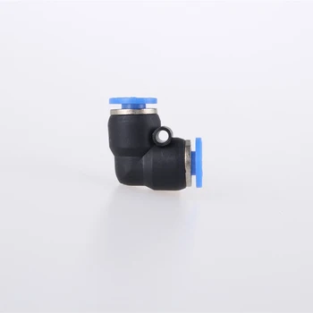 

L Shaped Elbow 4mm 6mm 8mm 10mm 12mm 14mm 16mm OD Hose Tube One Touch Push in Fitting PV Air Pneumatic Connector Quick Fitting