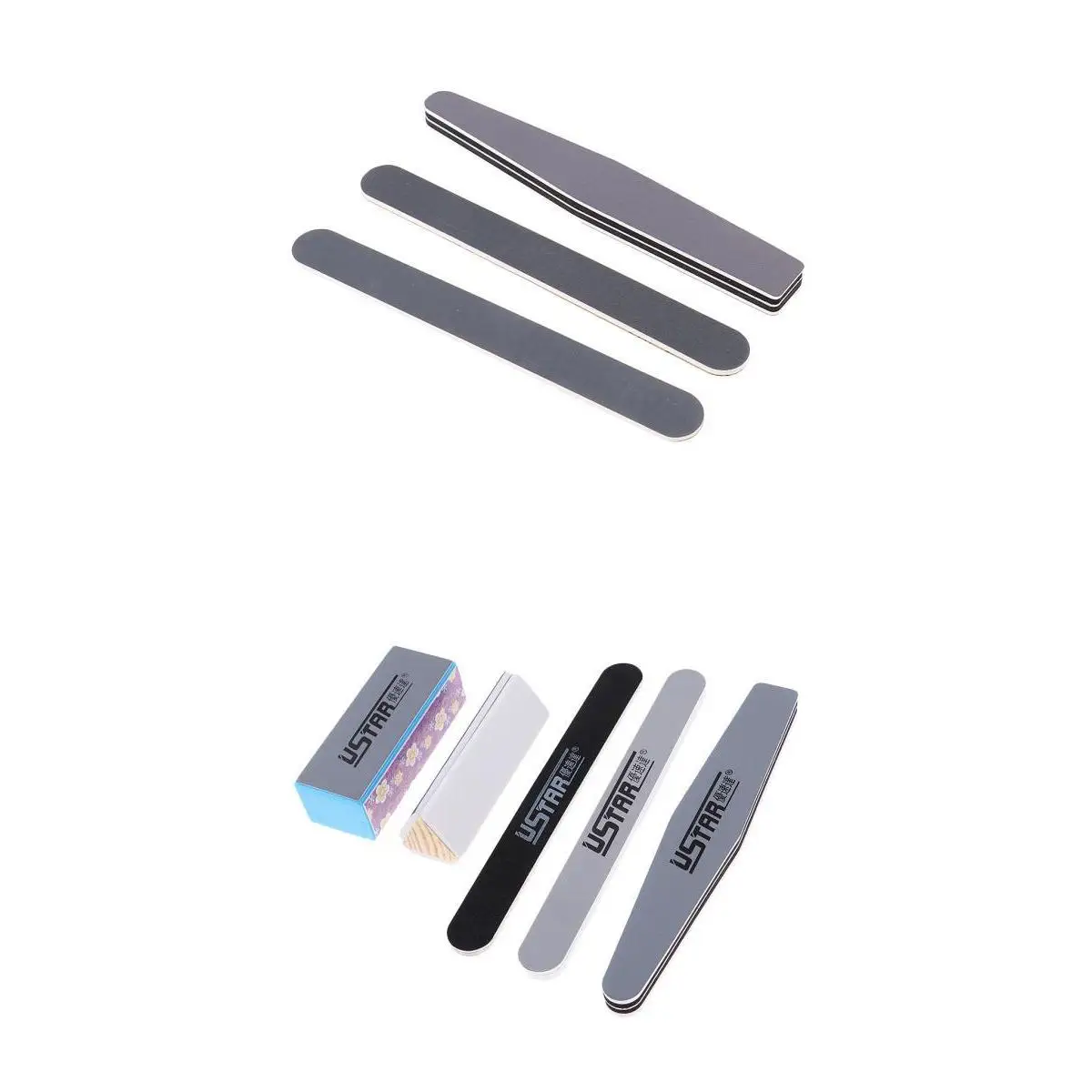 5-Shape Polishing Tool Model Craft Tool Kit Polish Sticks Bar Modelers Hobby