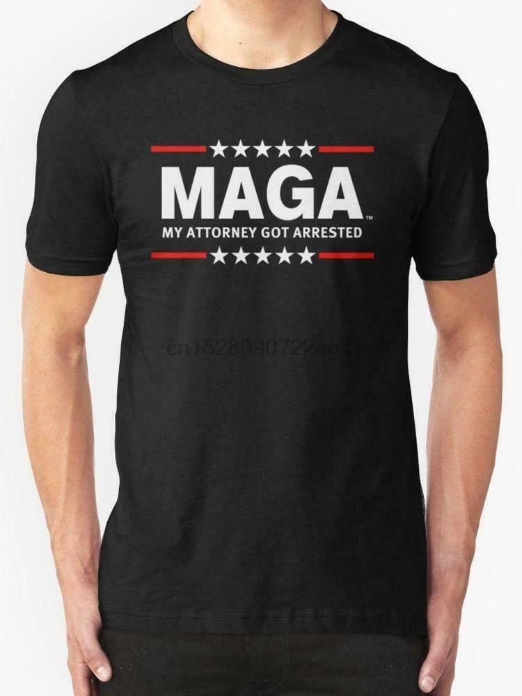 Новинка Мужская футболка MAGA MY attort GOT barked Размеры S-2XL Homme высокое качество |