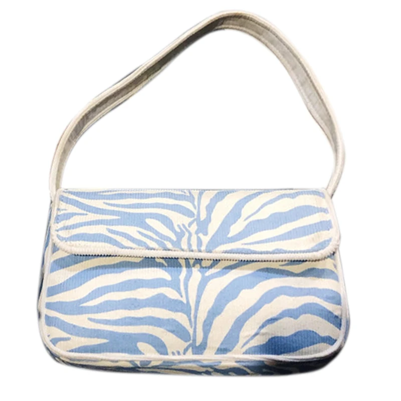 Женская сумка через плечо с принтом зебры модная мессенджер в богемном стиле