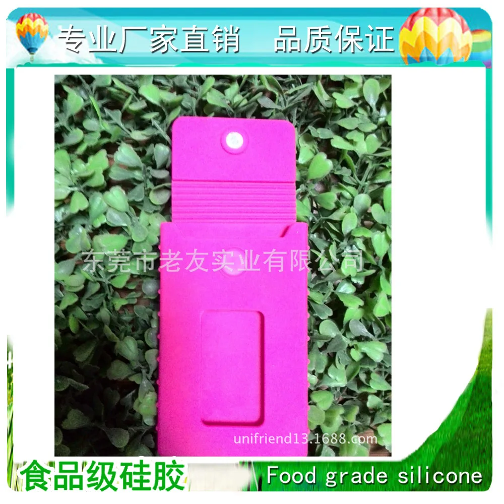 

Japanese Korean-Style Fashion Boutique Card Case Silicone Card Holder Candy-Colored Storage Cassette Environmentally Friendly Of