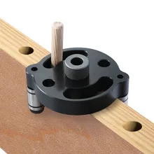 

Vertical Pocket Hole Jig Dowelling Jig Fixture Drilling Guide Hole Locator Punching Tool Self Centering Woodworking Tools