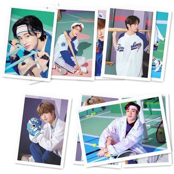 

40PCS/Box Kpop STRAY KIDS New Album Photocard Stickers For Fans Collective HD Printed LOMO Cards Photocards