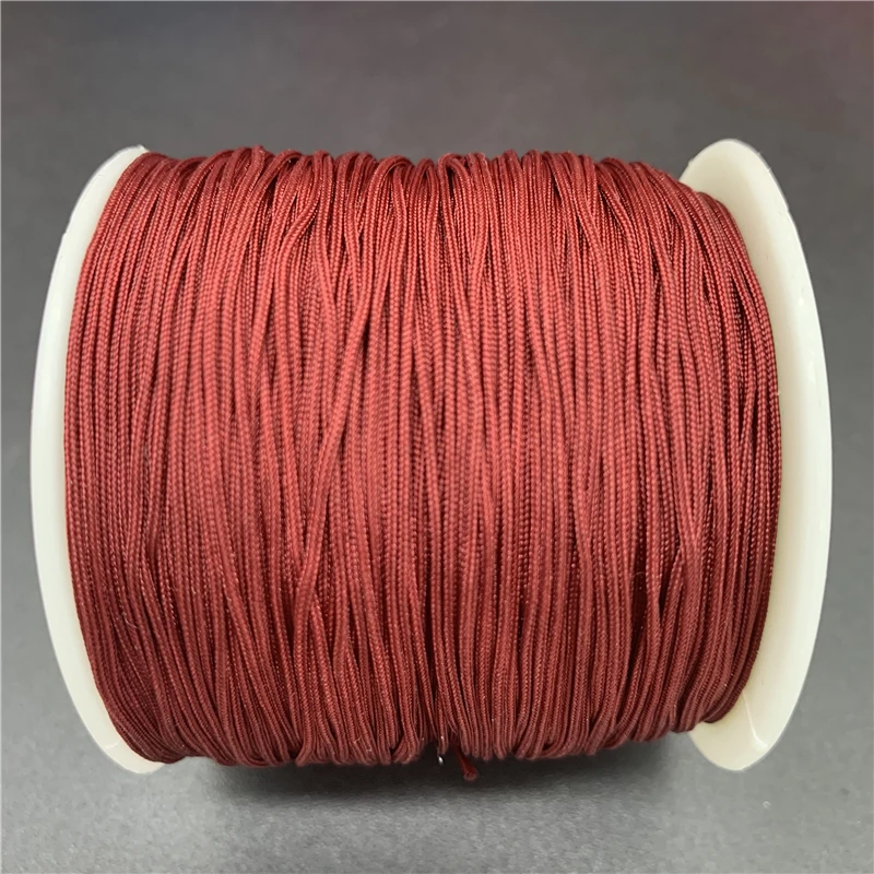 10yards 0.8mm Nylon Cord Thread Chinese Knot Macrame Cord Bracelet Braided String DIY Tassels Beading For Shamballa Rope