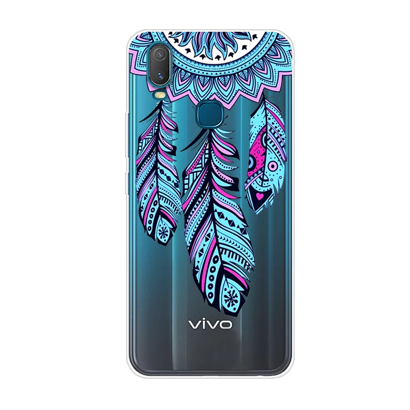 30 ДЛЯ vivo Y11 чехол 6,35 ''мультяшная Раскрашенная мягкая ТПУ Силиконовая задняя крышка для vivo Y11 vivo Y11 Y 11 чехол для телефона s Fundas - Цвет: 30
