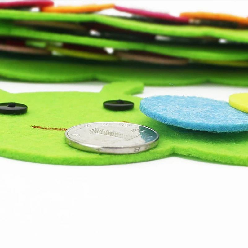  Montessori Math Toys Children Game Color Sorting Teaching Kindergarten Manual DIY Weave Cloth Early - 4000396435678