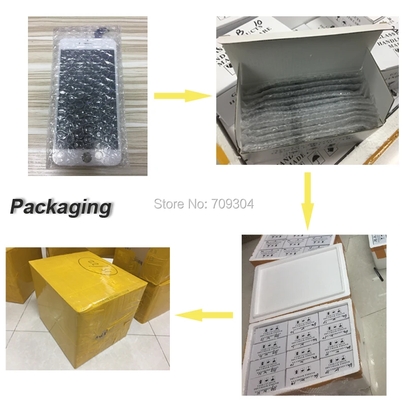 30 шт./лот DHL класс AAA для iPhone 6 lcd с 3D сила кодирующий преобразователь сенсорного экрана в сборе дисплей без битых пикселей