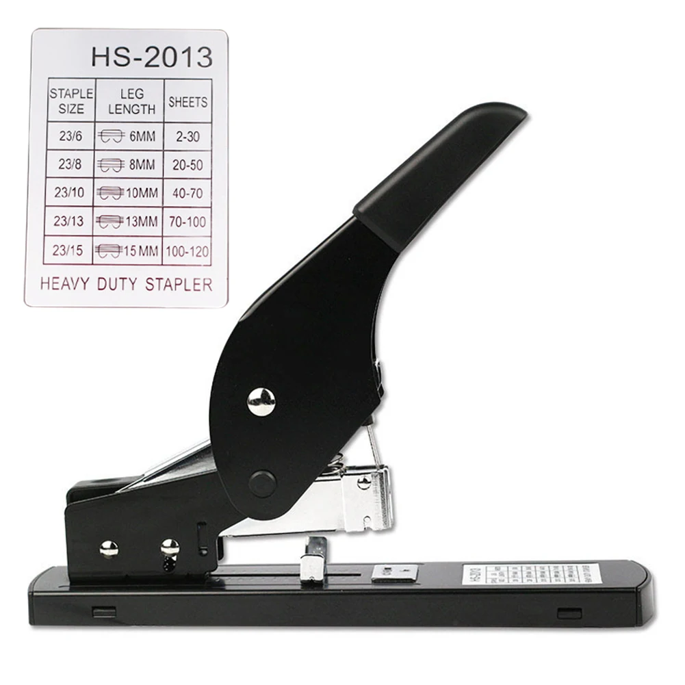 

Heavy Duty Stapler Office Document Paper Bookbinder Labor-saving Binding Machine without Staples Office Bindin Supplies New