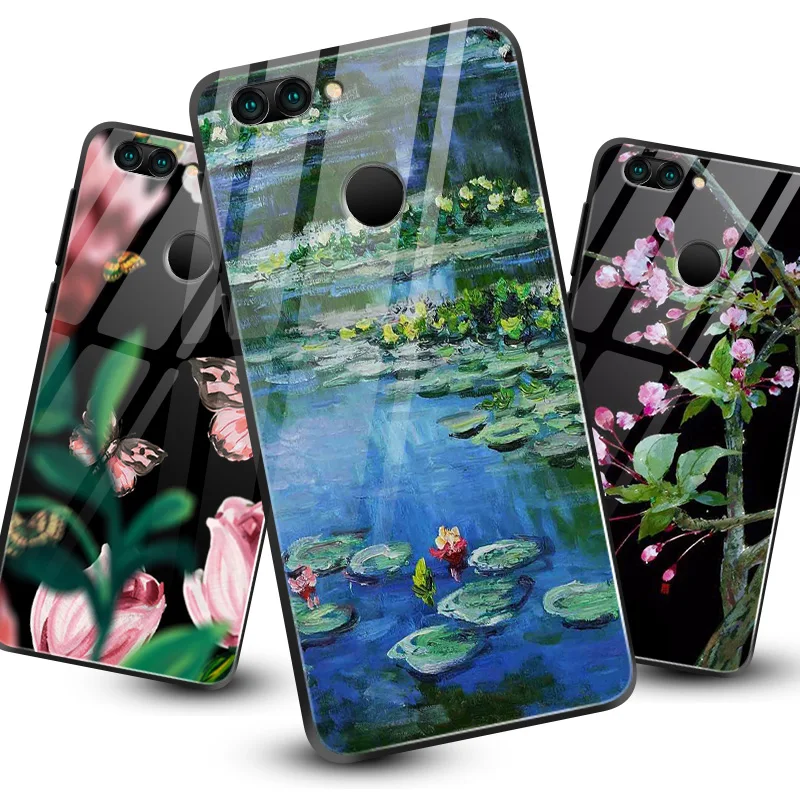 Для huawei Enjoy 9s чехол из закаленного стекла Mate20 Lite Pro Nova 4 3i 2 P20 P30 P Smart+ Honor Play роскошный чехол из ТПУ для задней защиты