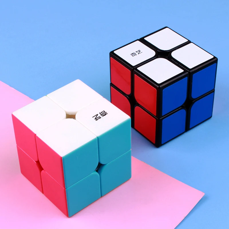 

Qiyi qidi 2x2x2 magic speed cube mini pocket professional puzzle cube educational game toys gift for children