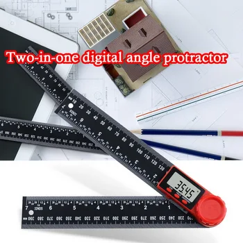 

0-200mm 8'' Digital Meter Angle Inclinometer Angle Digital Ruler Goniometer Protractor Angle finder Measuring Tool