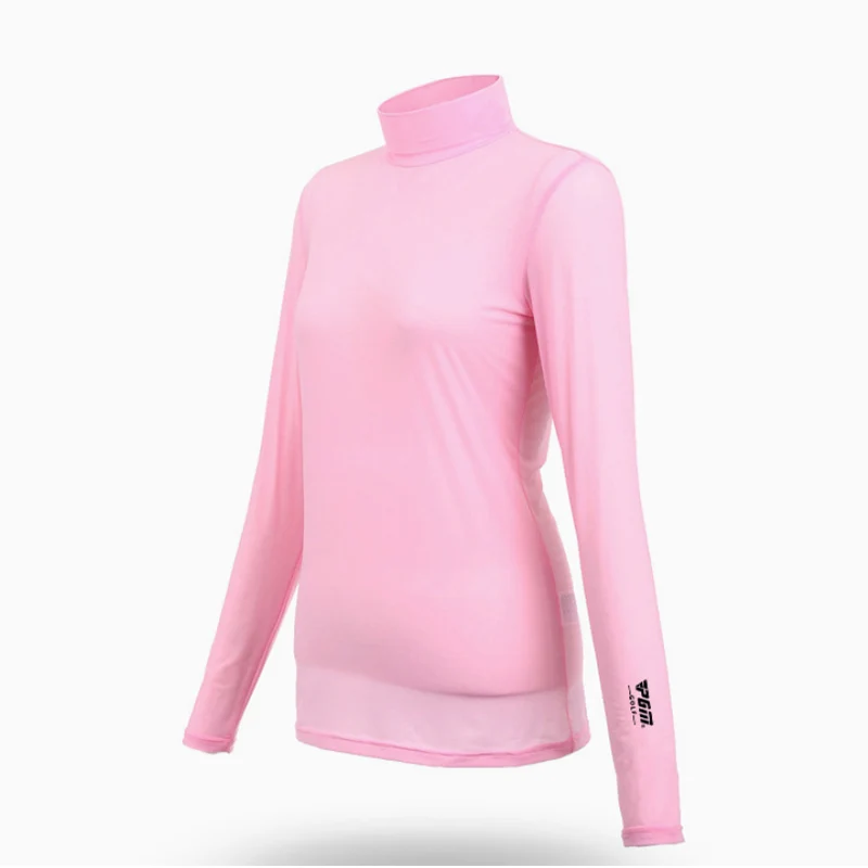 Golf Shirt Summer Wear T-Shirts Anti UV Clothes Women Clothing Ice Silk Sun Protection Shirt Ultra-thin Breathable Casual Shirts 7