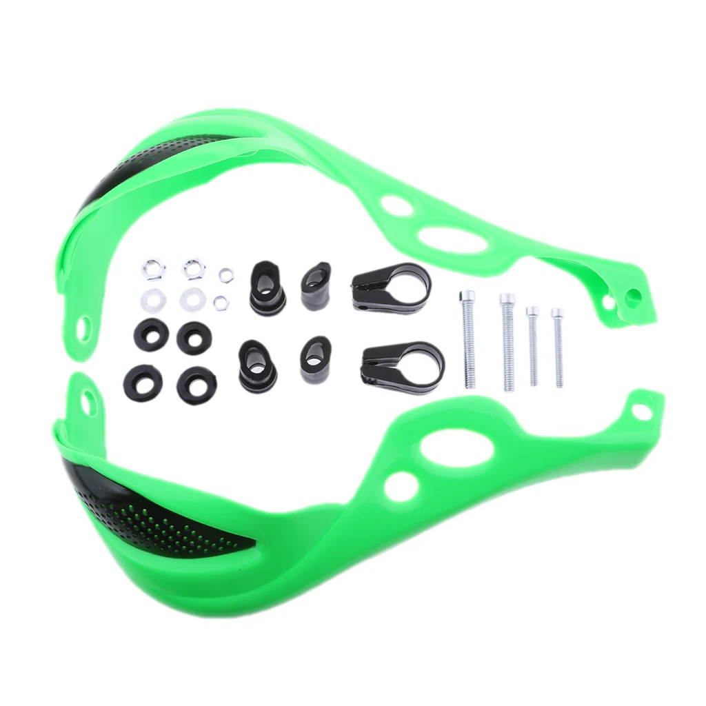 Motorcycle Handguards - 7/8inch 22mm Universal Hand Brush Guards Crash Protector plastic