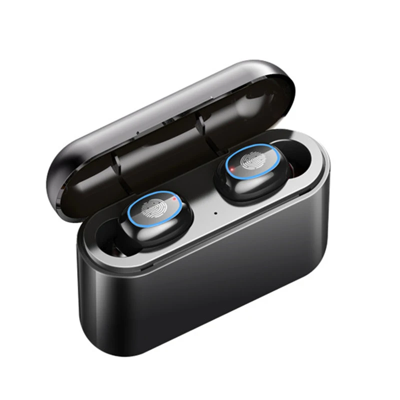 black Touch Bluetooth 5,0 наушники TWS беспроводные наушники Bluetooth стерео гарнитура спортивные наушники с микрофоном настоящие беспроводные наушники - Цвет: black