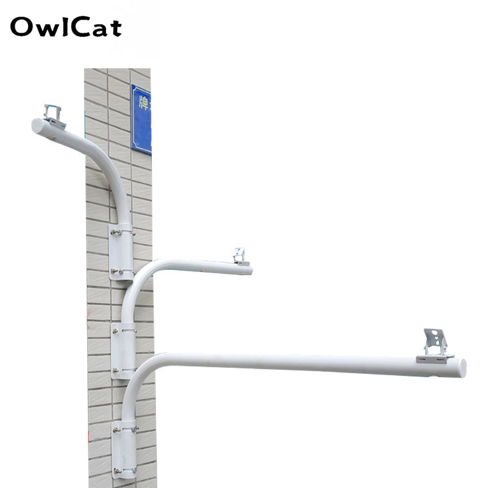 L Shape Wall Mount Bracket Pole Mount Bracket External Wall Corner