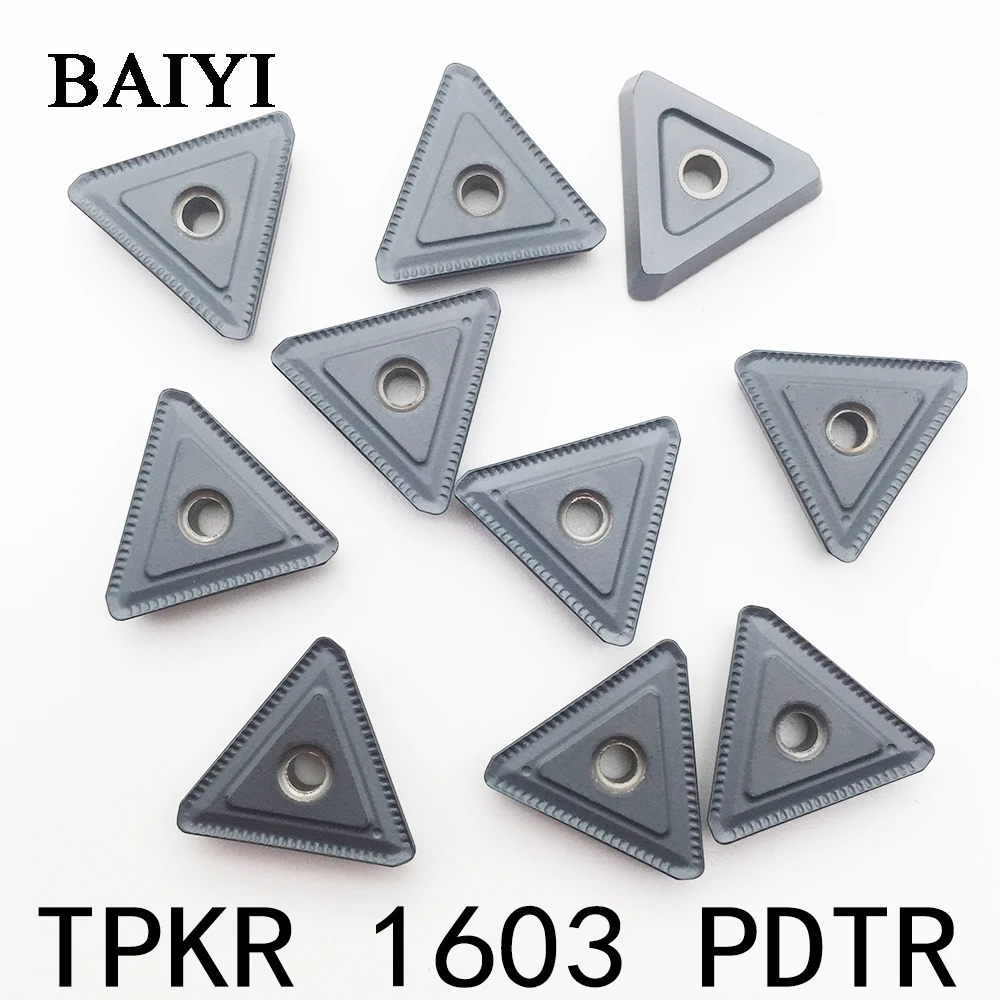 10 шт. TPKR 1603 PDTR LT30 CNC лезвие карбида вставки фрезерные Вставляет инструменты лезвия