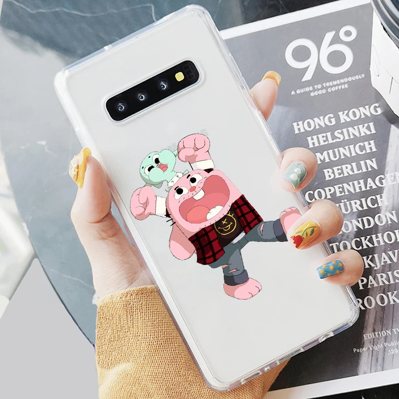 Аниме ТВ удивительный мир gumbills мягкий прозрачный ТПУ чехол для телефона samsung S6 S7