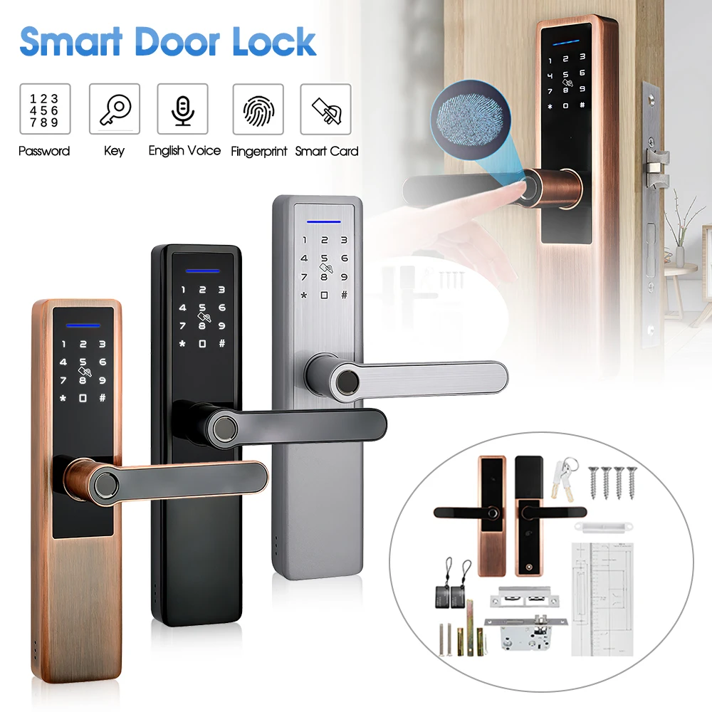 PROD 1005002910936834 GUM Electronic Biometric Fingerprint Lock Digital
Touch / Password / Key / Pad Card / Fingerprint 5 Ways Unlock Smart
Door Lock PROD 1005002910936834 GUM Electronic Biometric Fingerprint Lock Digital
Touch / Password / Key / Pad Card / Fingerprint 5 Ways Unlock Smart
Door Lock